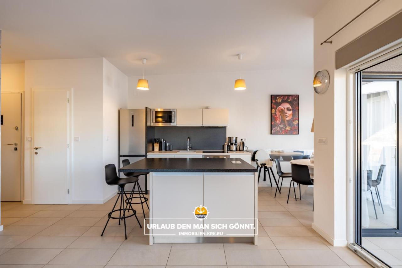 Апартаменты Penthouse Panorama Deluxe In Малинска Экстерьер фото